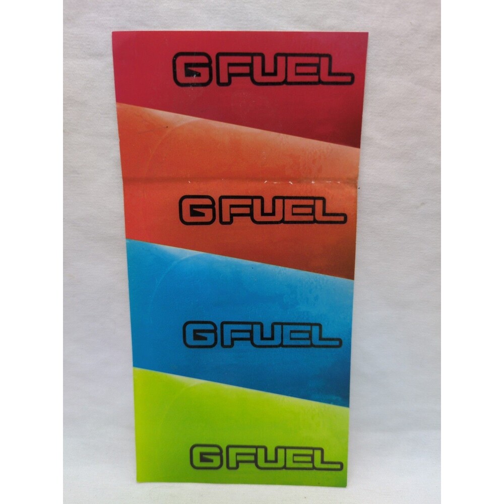 G Fuel Sticker 3" X 6"